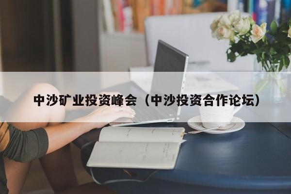 中沙矿业投资峰会（中沙投资合作论坛）